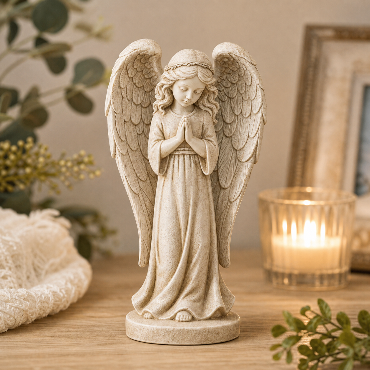 Resin angel figurine