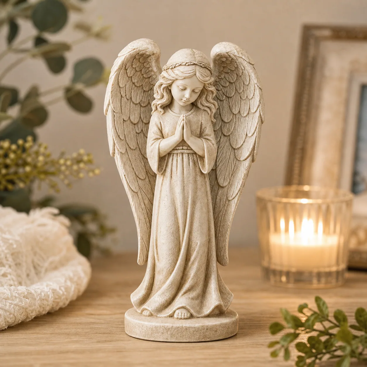 Resin angel figurine