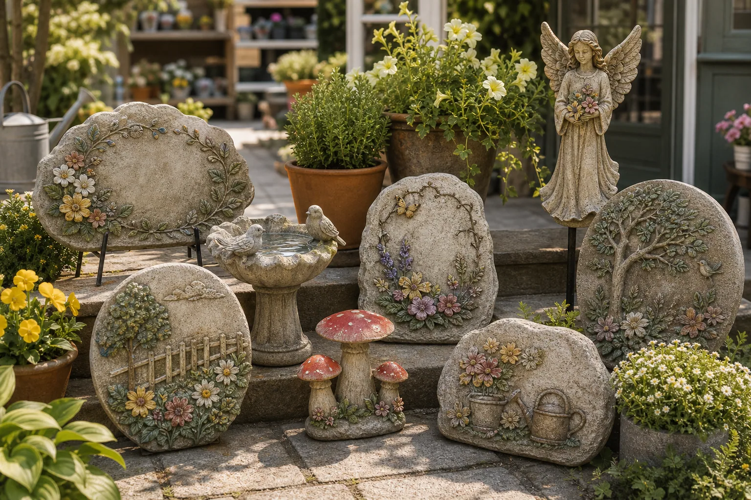 Garden porch decor