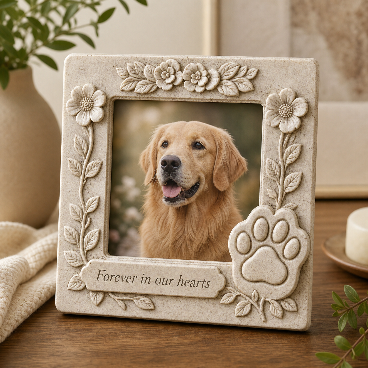 Pet keepsake table