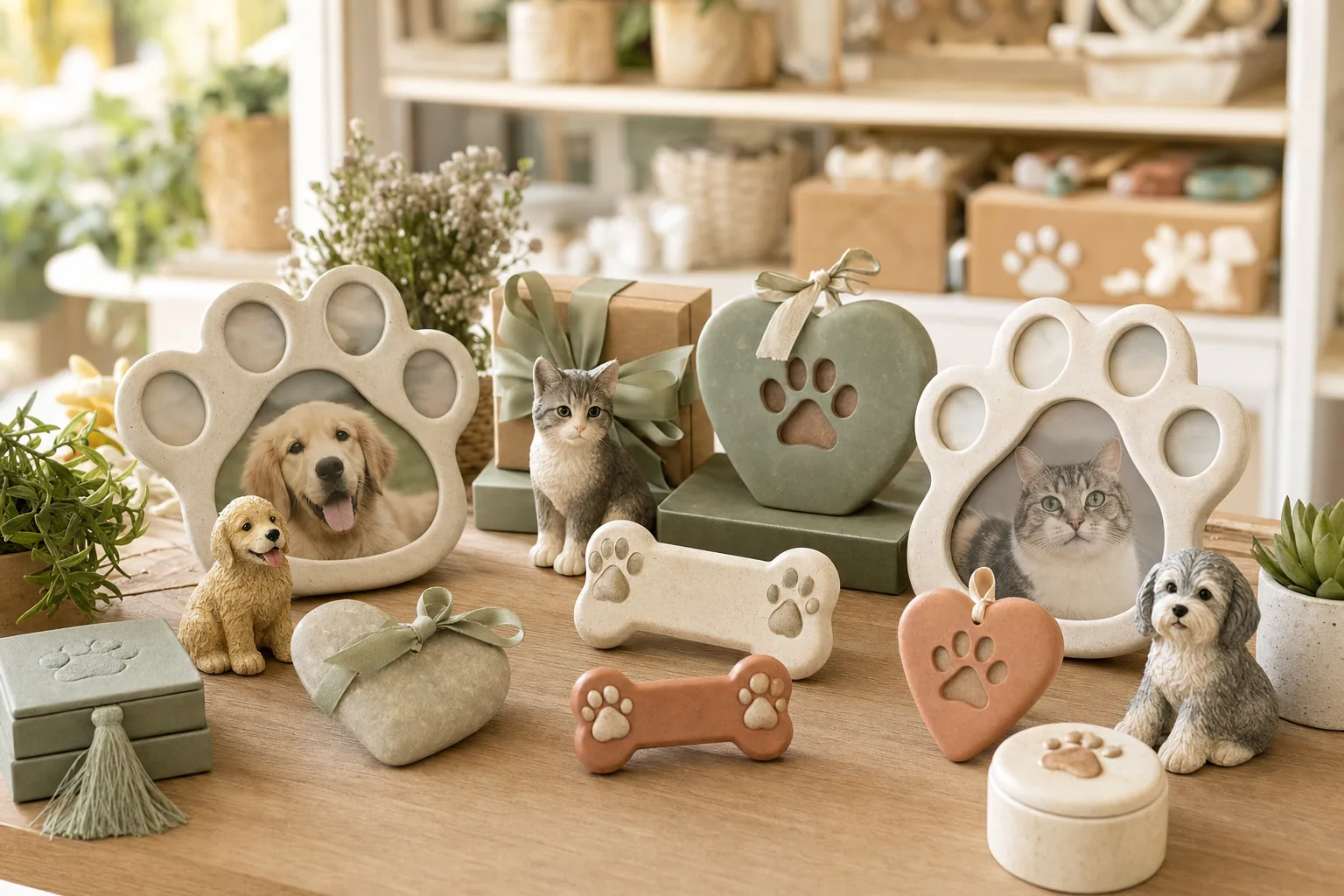 Pet keepsake table