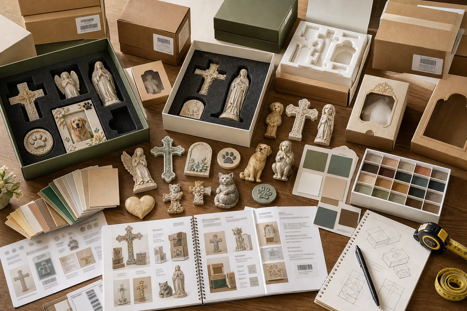 Resin craft packaging and sample planning